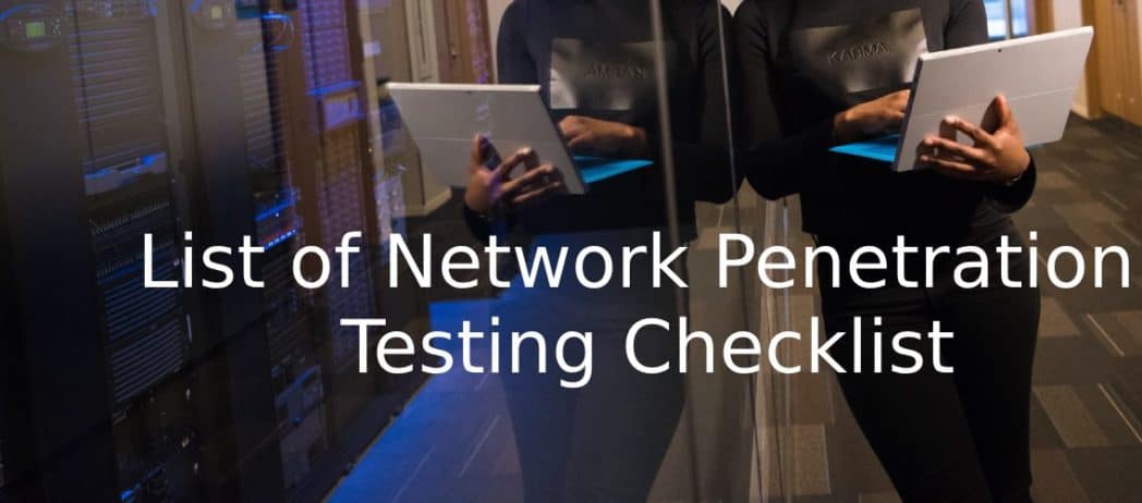 Network pentesting checklist