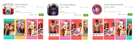 Google Play Store s popular beauty camera app  with 4 million users stealing personal photos   Cybers Guards - 23