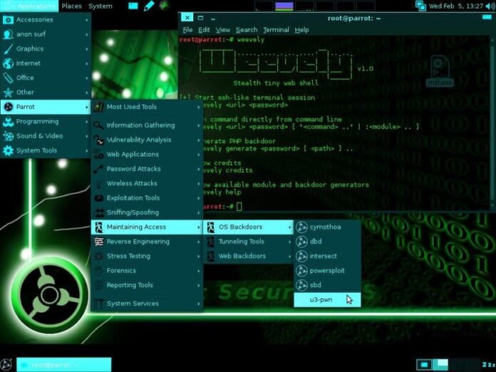 Parrot OS backdoors