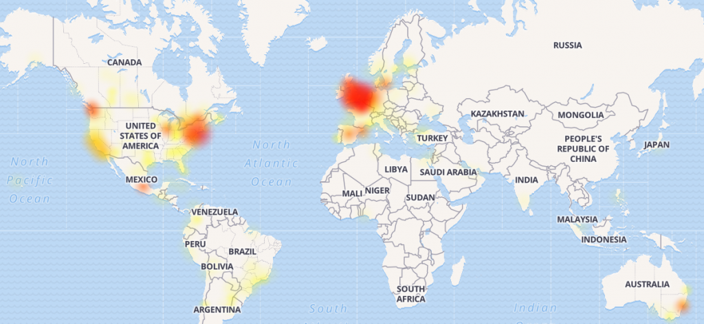 Outage map