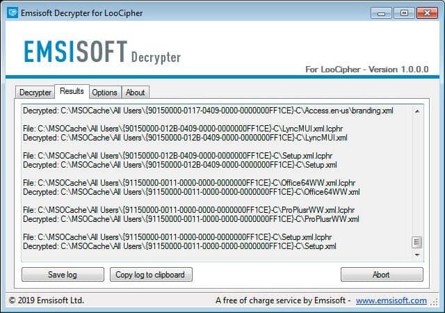 LooCipher Ransomware Decryptor   Get your files free   Cybers Guards - 88