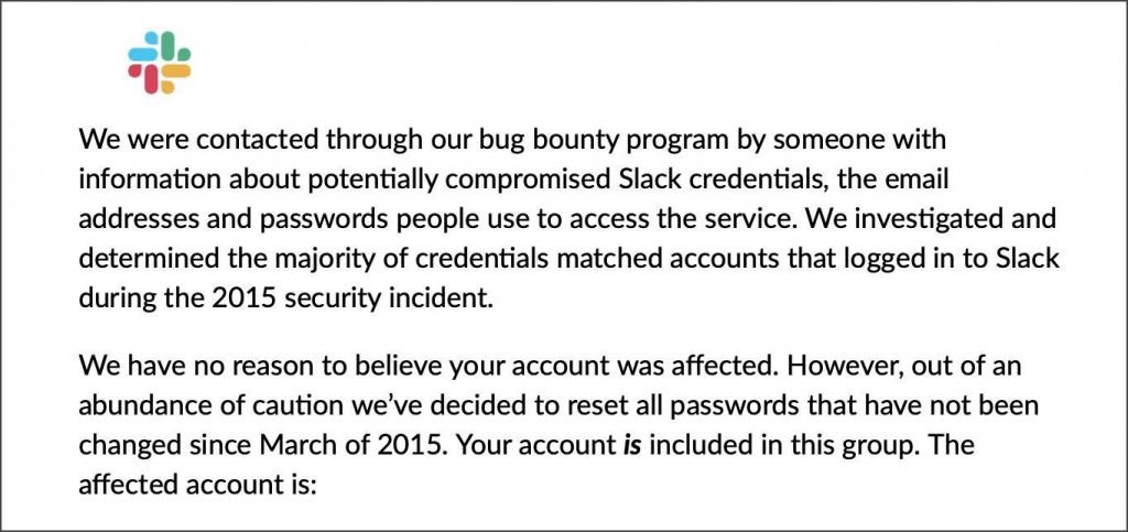 Slack resets account passwords Compromised in 2015   Cybers Guards - 23