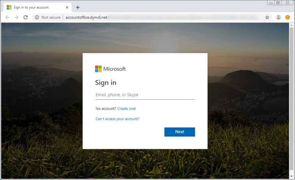 fake-microsoft-account-login