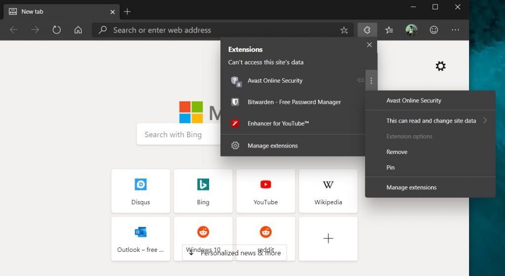 Microsoft Edge Gets a new Extensions Menu  Here s How to Enable It   Cybers Guards - 90