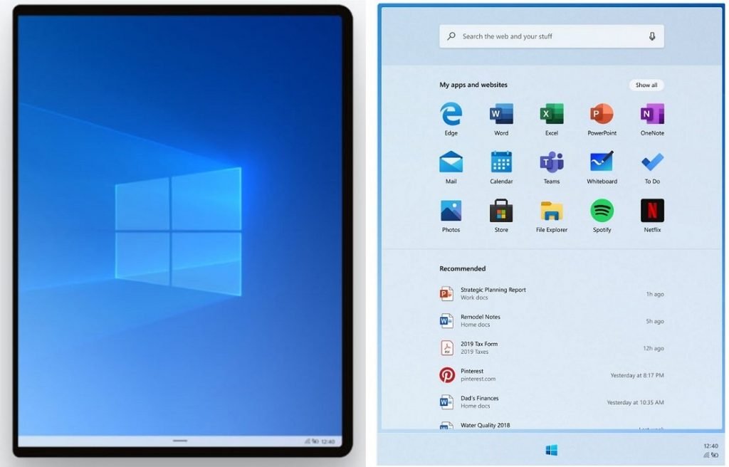 Leak Windows 10X Reviews New Launcher  Taskbar and Lock Screen   Cybers Guards - 78