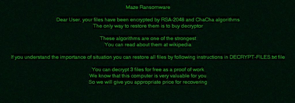 Maze Ransomware Attacks in Latest Email Program Italy   Cybers Guards - 87