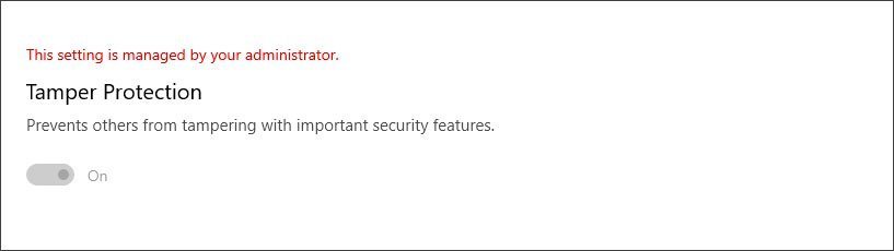 Enables Default Windows 10 Tamper Protection   Cybers Guards - 18