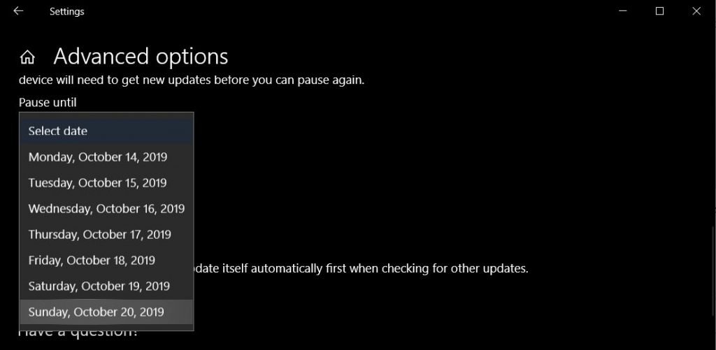 How to Make Windows 10 Pause Time Updates    Cybers Guards - 36