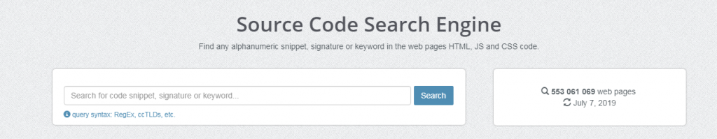 Source Code Search