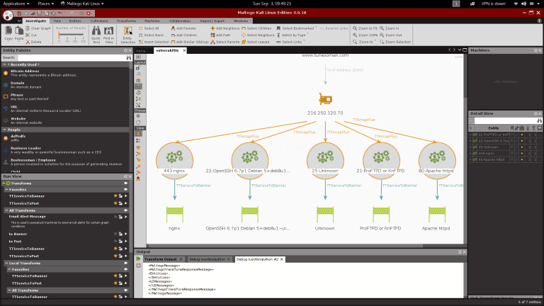 Perform Vulnerability Scanning with Maltego in Your Network   Cybers Guards - 95