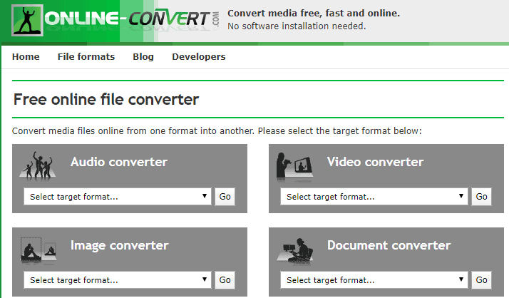 Online convertor