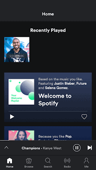 Welcome-Spotify