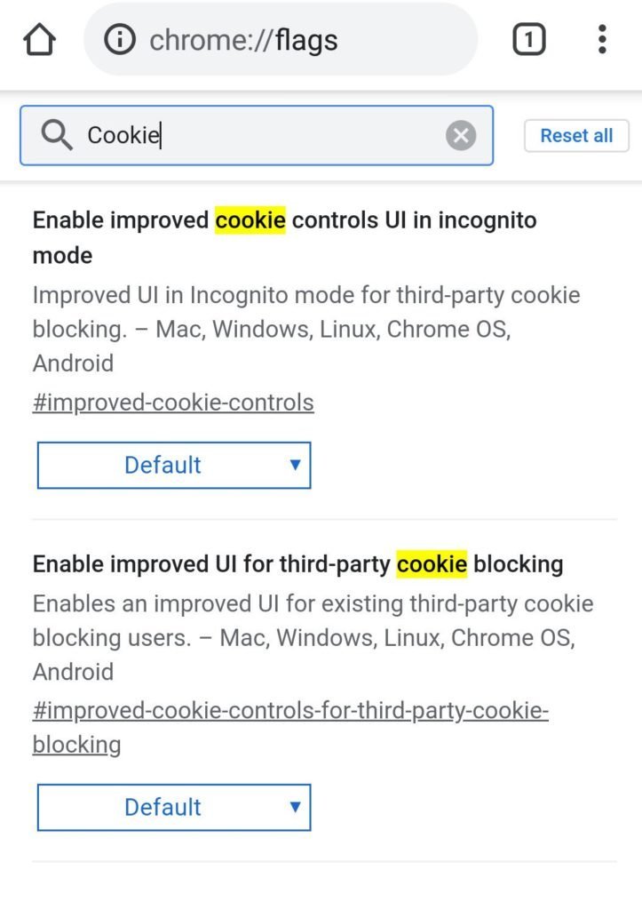 Google Chrome 82 Redesigned Cookie Settings UI on Android to Enhance Privacy   Cybers Guards - 79