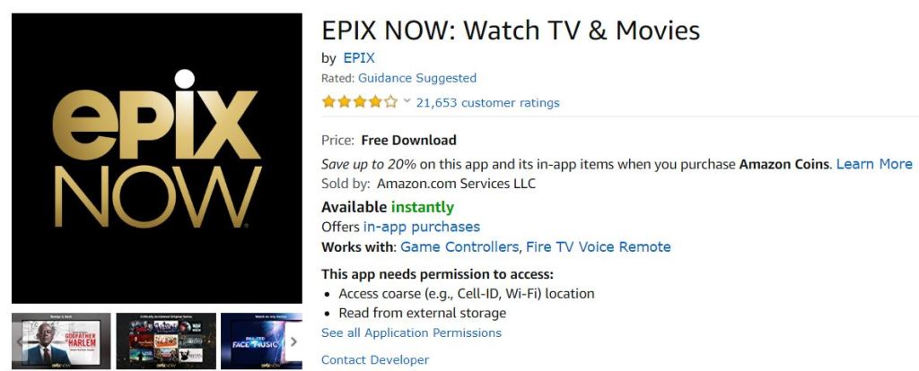 Epixnow.Com Activate – How To Watch Epix NOW On Amazon Fire TV