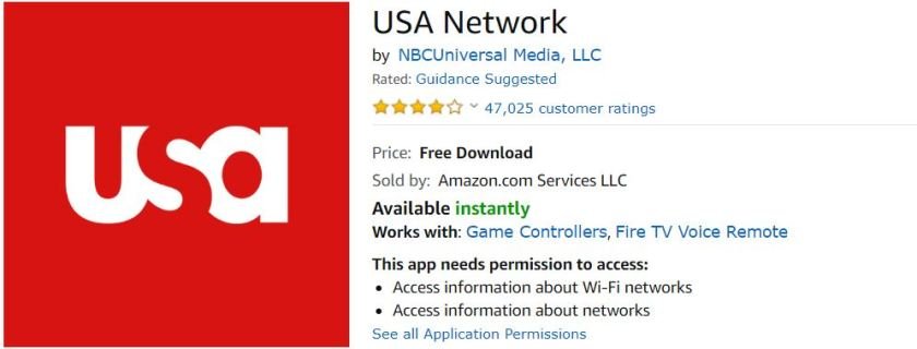 usanetwork app