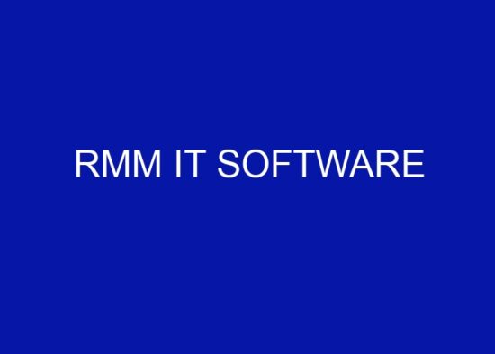 RMM IT Software