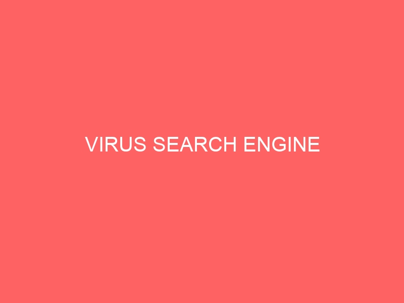 virus search engine