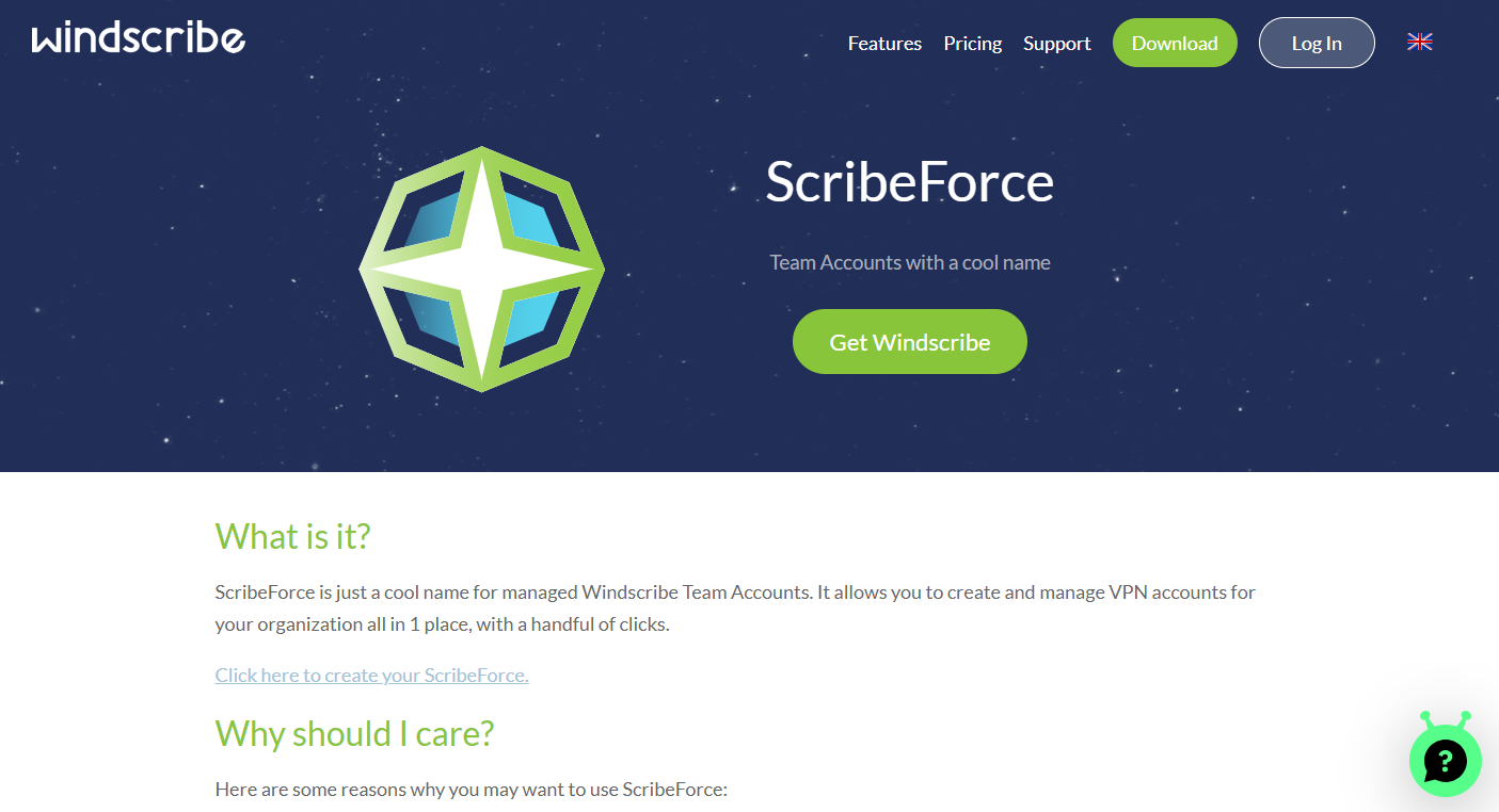 Windscribe ScribeForce