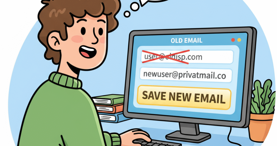 how do you change your email address