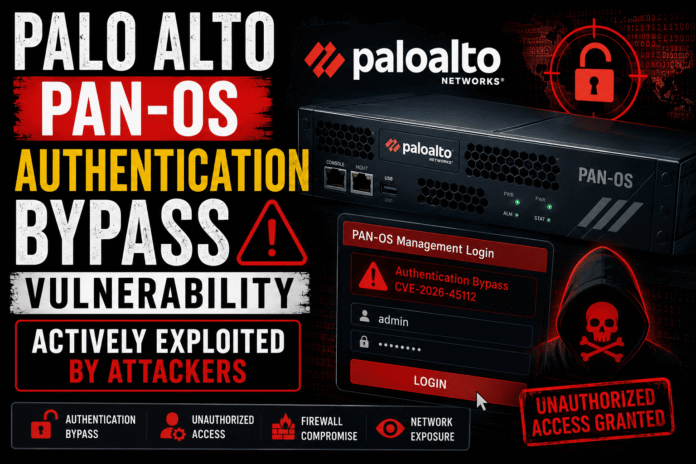 Palo Alto PAN-OS Authentication Bypass Vulnerability Actively Exploited in the Wild